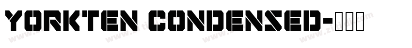 yorkten condensed字体转换